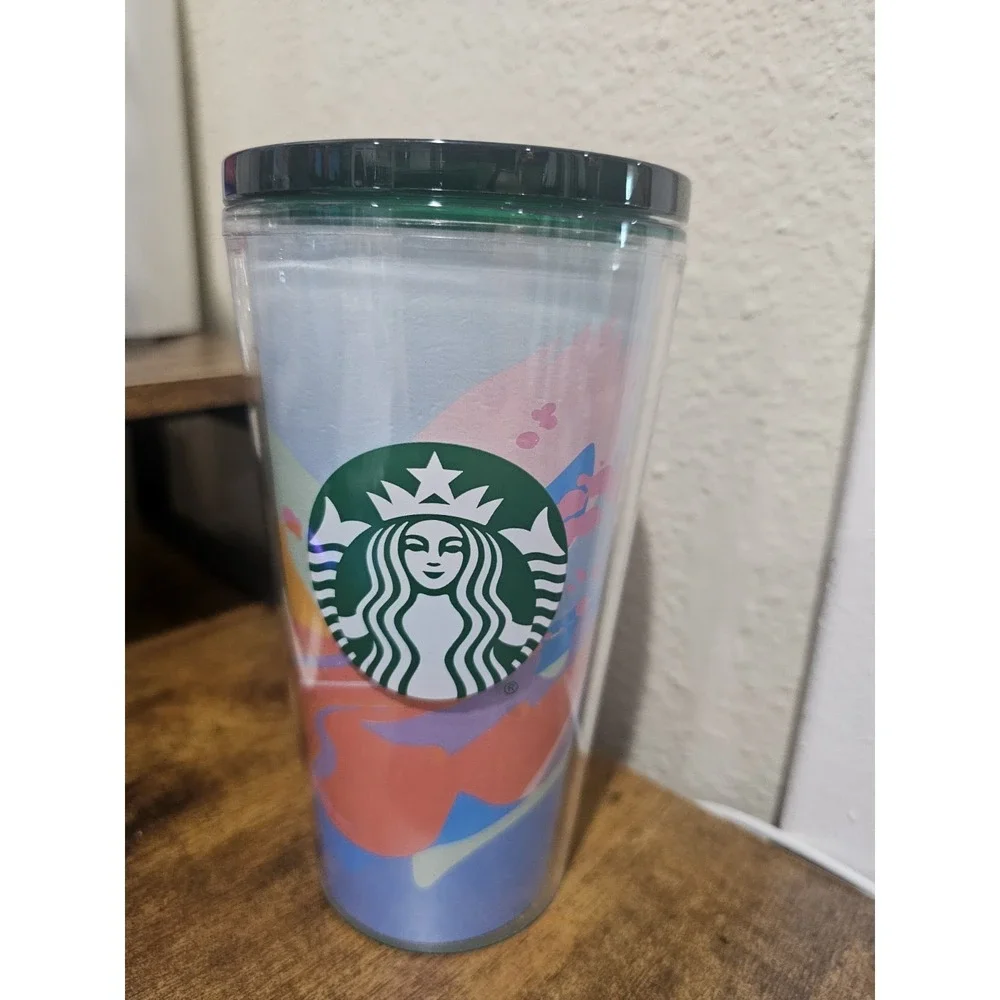 New Starbucks Coffee 2021  Blue Wave Spring 16oz Grande Tumbler Rare Collectible